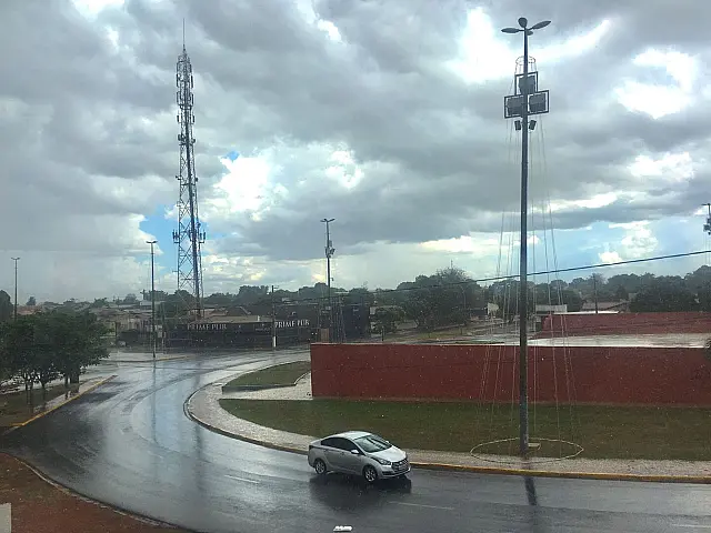 Aquidauana está em alerta de tempestade com ventos de 60 km/h