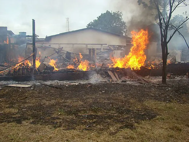 Seis pessoas morrem em incêndio em Coronel Sapucaia, MS, diz polícia