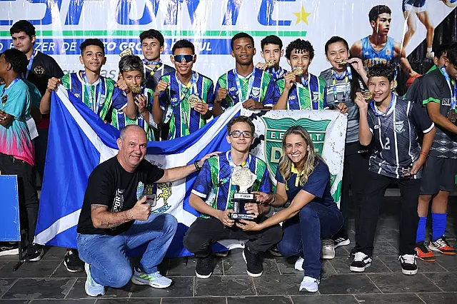 Com campanha 100%, Dóris faz história para Aquidauana e conquista ouro no futsal masculino dos Jems