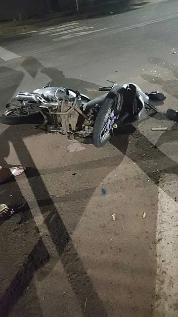 Acidente entre carro e moto é registrado em Aquidauana