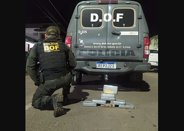 Passageiras de ônibus são flagradas com 8kg de cocaína em Miranda
