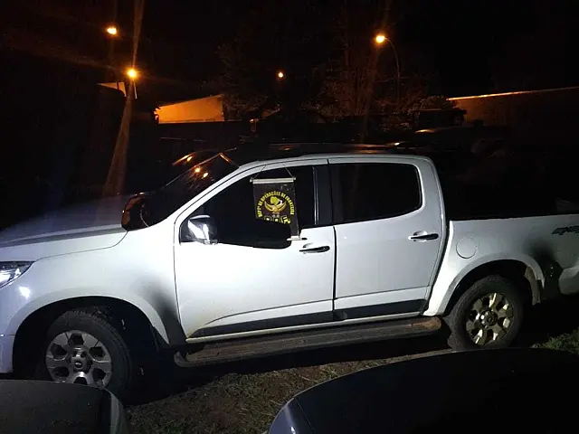 DOF apreende em MS caminhonete roubada no Paraná