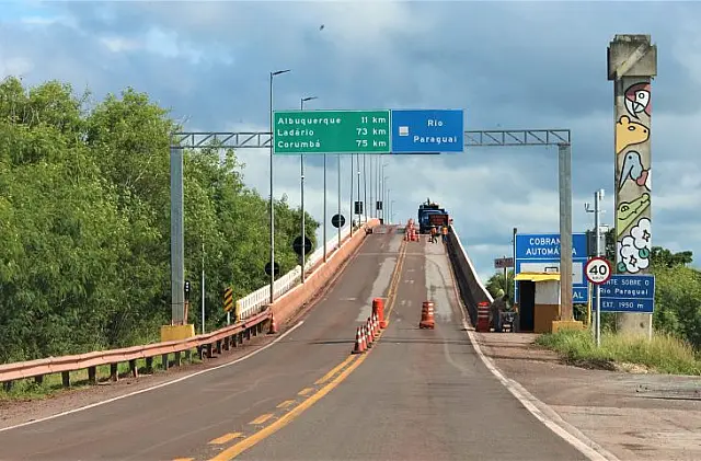 Governo inicia nova etapa de obra na ponte sobre o Rio Paraguai, em Corumbá
