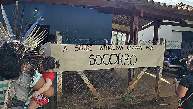 Indígenas em "pé-de-guerra" por água e saúde na aldeia Água Branca