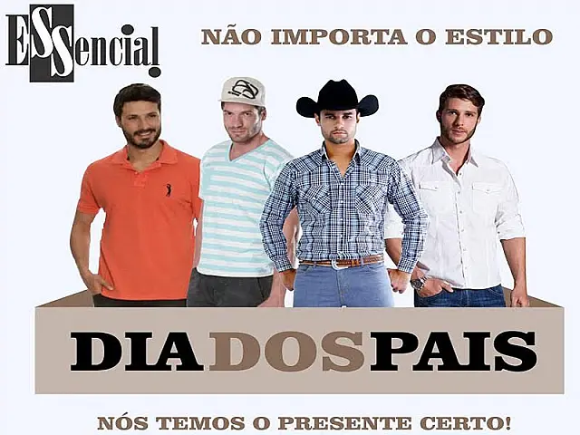 Loja Essencial realiza super promoção de Dia dos Pais