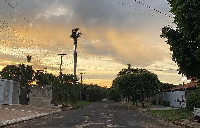 Previsão indica chuvas e máxima de 35ºC hoje em Aquidauana e região