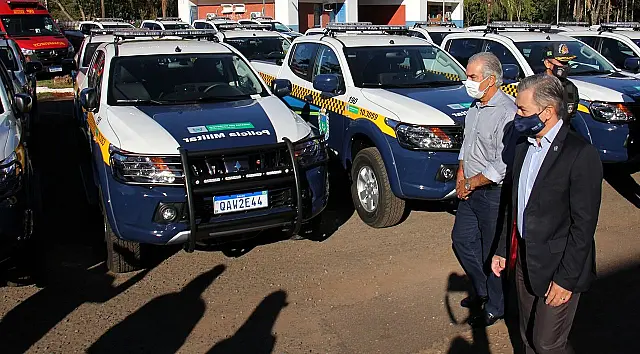 Novas viaturas da PM serão distribuídas em Aquidauana, Bonito, Corumbá e Jardim