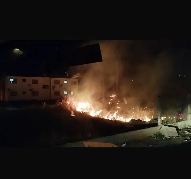 Três ocorrências de incêndio em vegetação mobilizam Corpo de Bombeiros de Corumbá