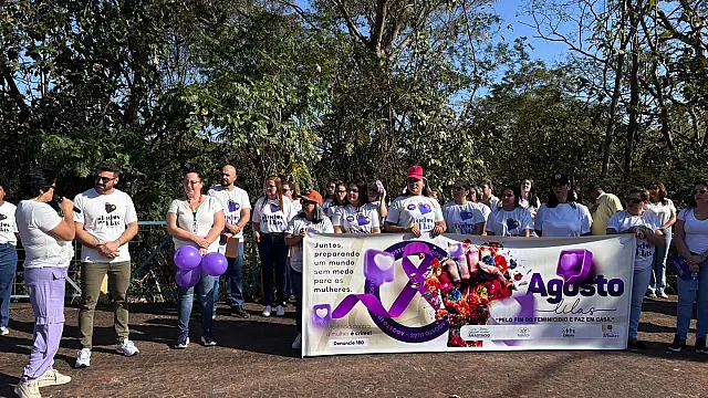 Anastácio realiza 2ª Caminhada "Todos por Elas" em apoio ao Agosto Lilás