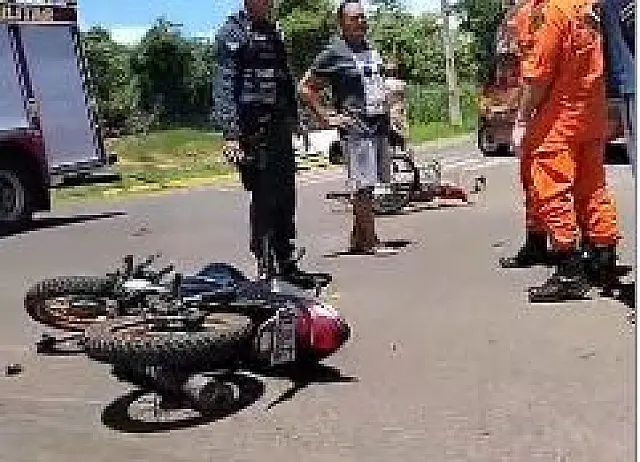 Mais um: acidente entre moto e bicicleta elétrica em Anastácio