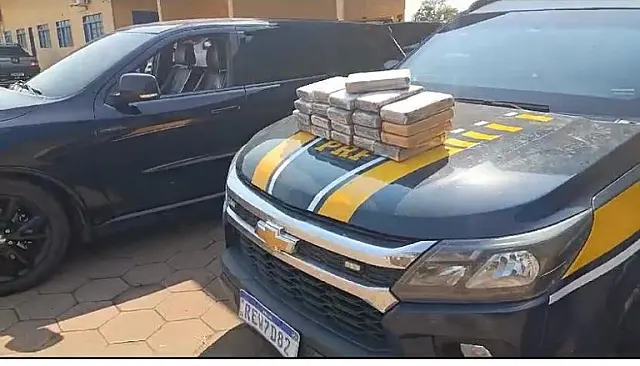 PRF apreende 22 kg de cocaína em Bataguassu