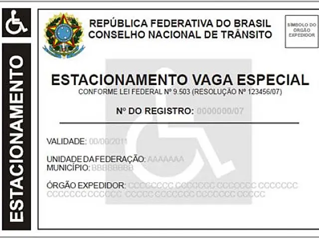 Trânsito: Idosos e Deficientes devem fazer cadastro para utilizar vaga especial