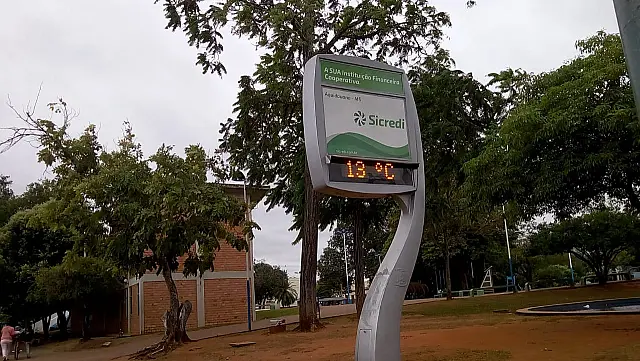 Queda brusca de temperatura marca início de semana em Aquidauana