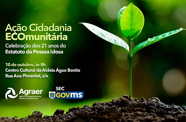 Ação Cidadania ECOmunitária comemora 21 anos do Estatuto da Pessoa Idosa