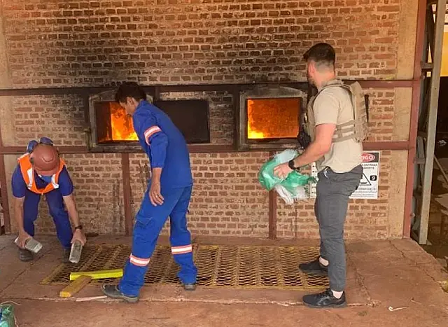 Polícia realiza mais uma incineração de entorpecentes