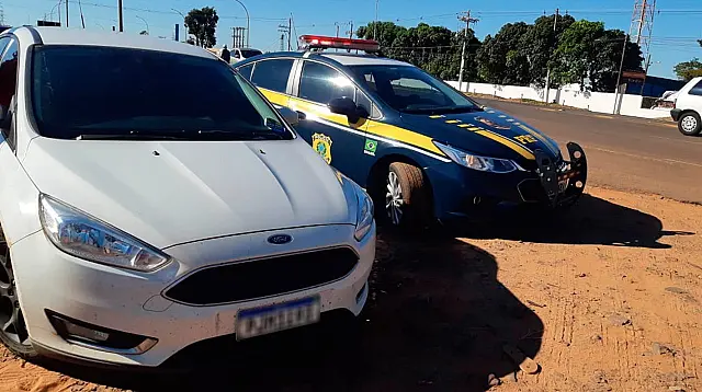 PRF recupera veículo roubado durante apoio a barreira sanitária