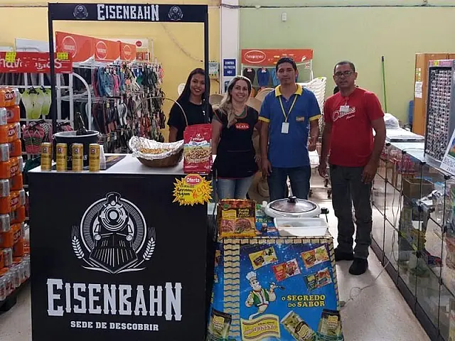 Supermercado Nacagami e marcas parceiras promovem degustação