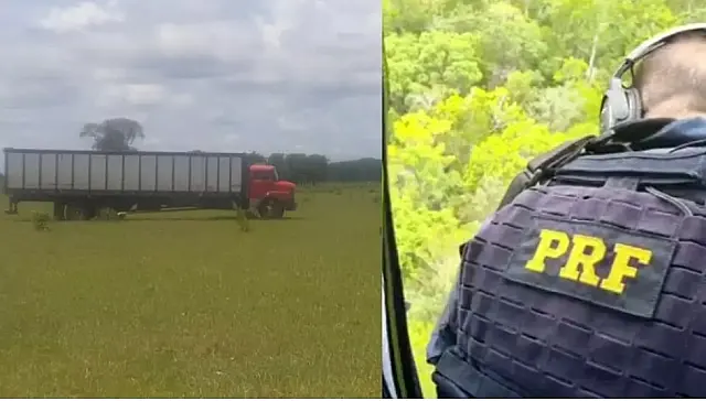 Caminhão é parado a tiros e bandido foge em perseguição na BR-163