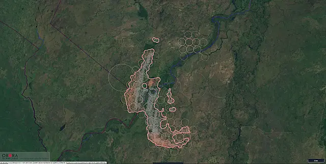 Região do Nabileque registra mais de 374 quilômetros de área queimada