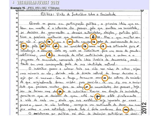 Redação tem mensagem subliminar contra reitor da USP