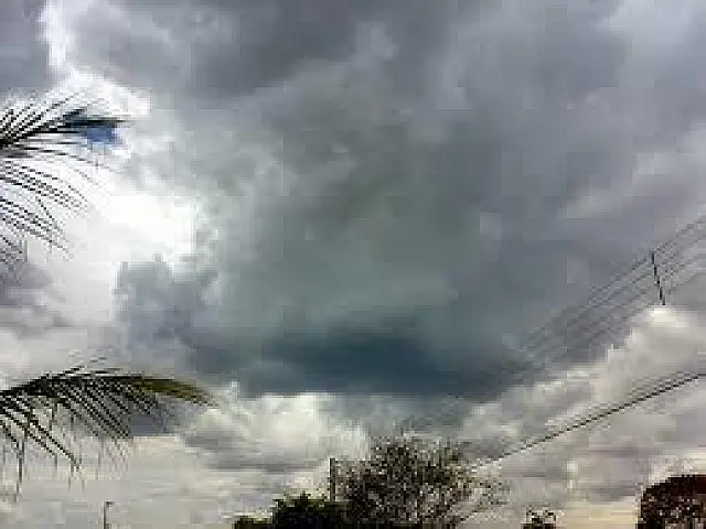 Quarta-feira com céu parcialmente nublado e com chuvas em Aquidauana e região