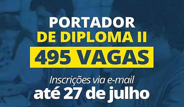 UEMS abre seleção para 495 vagas de Portador de Diploma II