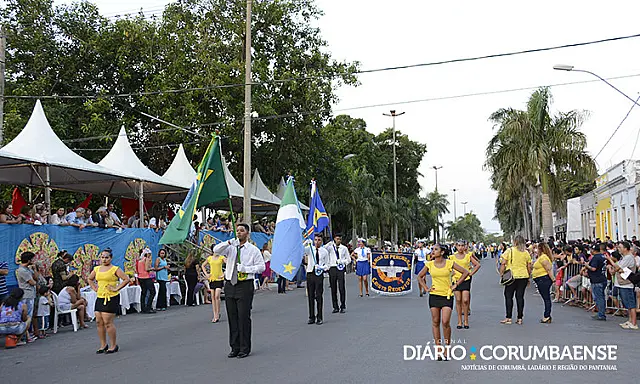 Desfile cívico-militar de Corumbá terá participação de 69 instituições e entidades