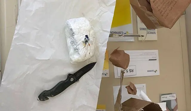 Homem é preso por despachar pasta base de cocaína em agência dos Correios