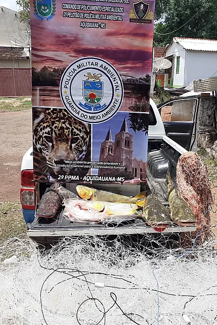 PMA prende pescador profissional e autônomo por pesca ilegal