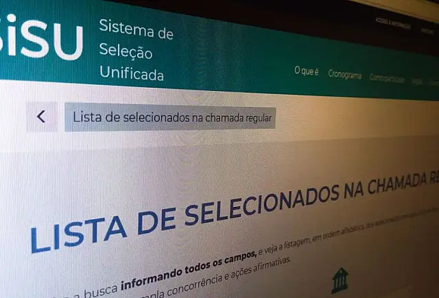 Consulta de vagas do segundo processo seletivo do Sisu está disponível