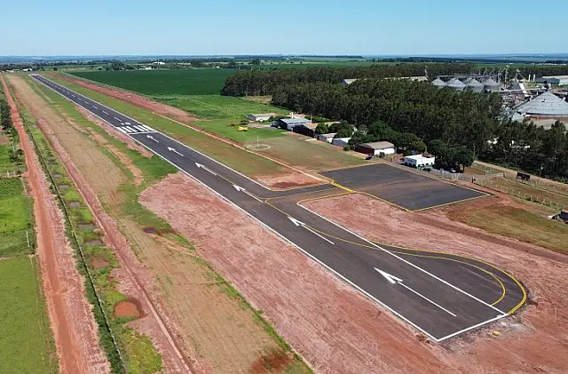 Estado entrega obra estratégica no aeroporto de Naviraí