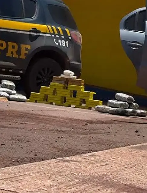 PRF apreende 36,5 kg de cocaína e 19 kg de skunk em Corumbá