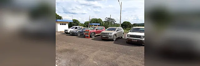 Polícia intercepta comboio de veículos furtados e roubados que seguia para a Bolívia