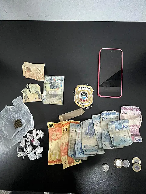 Adolescente é apreendido com droga em Miranda