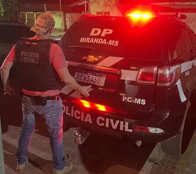 Polícia prende autor de furto de veículo em Miranda