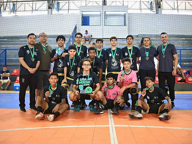 Em casa, Seleção de Aquidauana conquista vice na Liga Estadual Sub-14