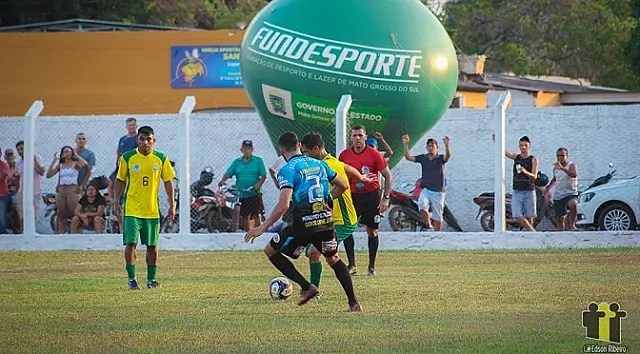 Anastácio cai e Nioaque avança na segunda rodada da Copa Asssomasul de futebol