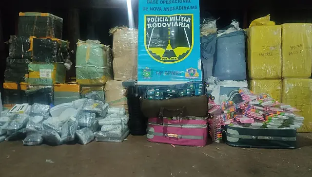 BPMRv apreende carga de contrabando na MS-134
