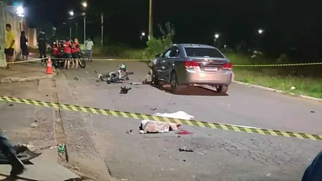 Idoso morre em acidente entre moto e carro em MS