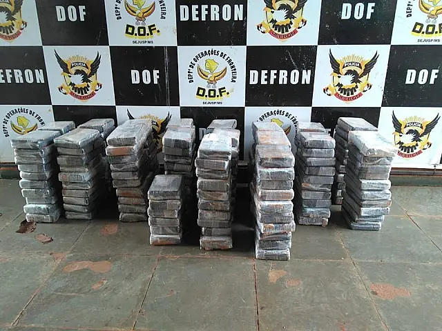 DOF faz uma das maiores apreensões de cocaína do ano no Brasil