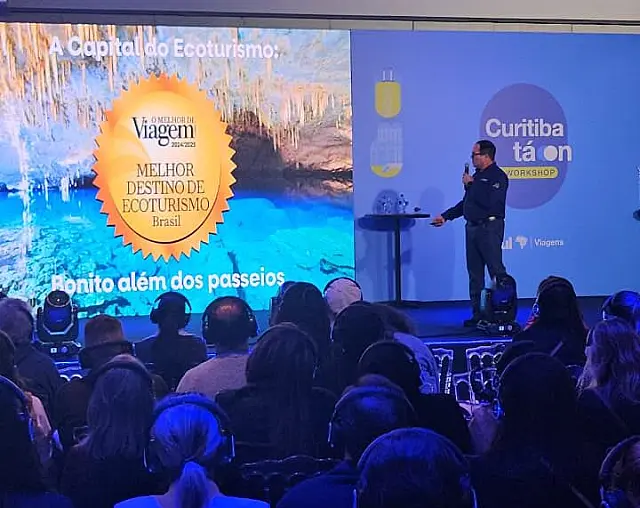 Bonito apresenta iniciativas de turismo sustentável a agentes em Curitiba