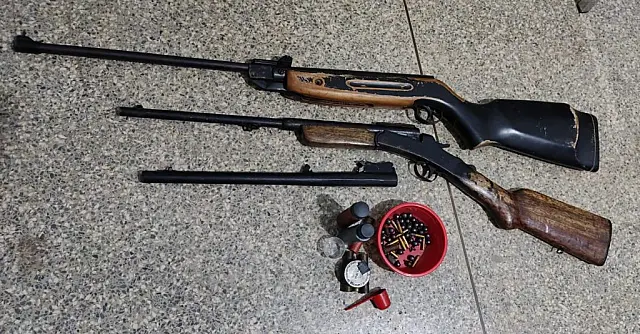 Polícia prende homem que escondia espingardas em área rural de Fátima do Sul