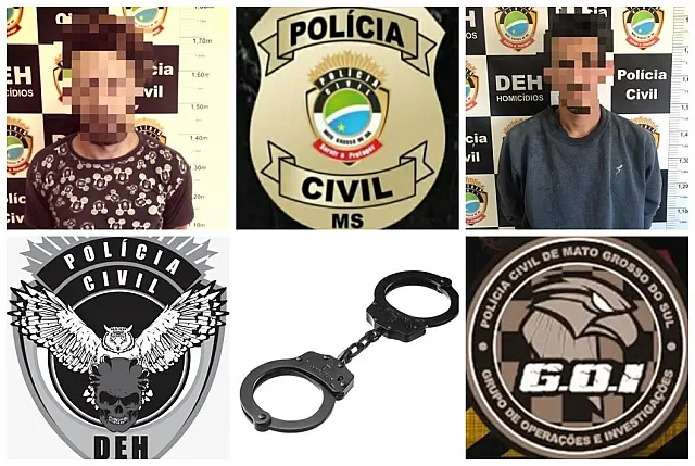 Com ajuda das DPs de Aquidauana e Anastácio, polícia prende assassinos de funileiro