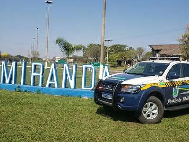 Suspeito de furto em comércio de Miranda é preso pela PM