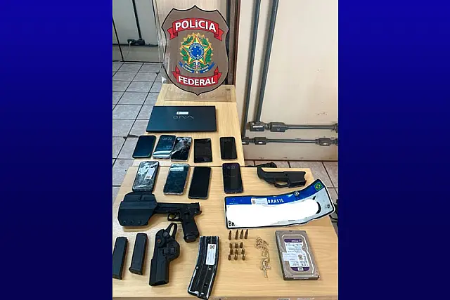 PF desarticula grupo criminoso de tráfico de armas em Ponta Porã/MS