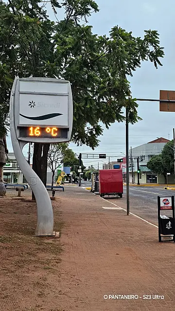 Aquidauana tem temperaturas amenas neste domingo