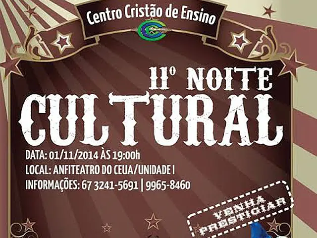 Centro Cristão de Ensino promove 11ª edição da Noite Cultural