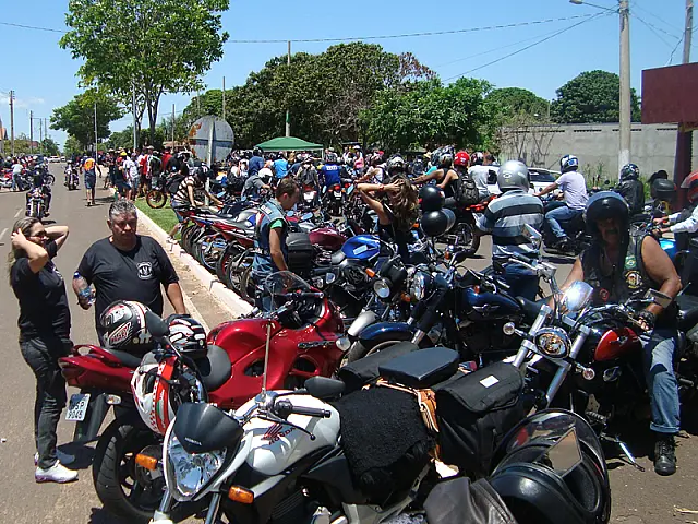 Moto romaria reúne motociclistas de todo MS, participantes pedem mais estrutura
