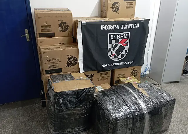Policiais apreendem mercadorias de contrabando e descaminho