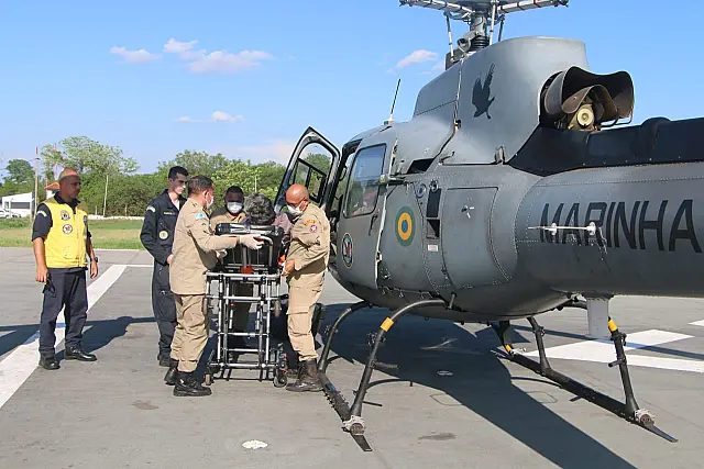 Homem é socorrido de helicóptero após passar mal em fazenda de Corumbá